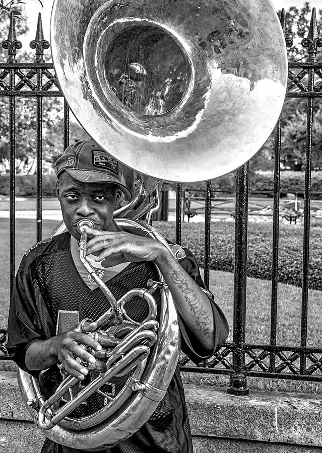 They Say Its The Sousaphone Players You Have To Look Out For... Photograph by Kirk Cypel