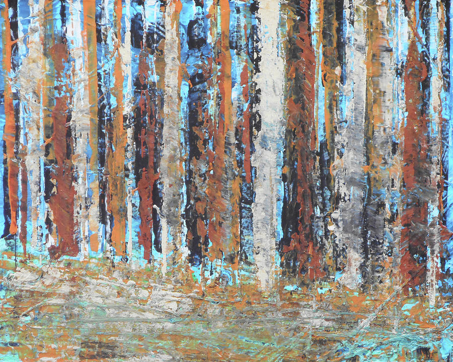 Thick Forest Painting by Rhodes Rumsey