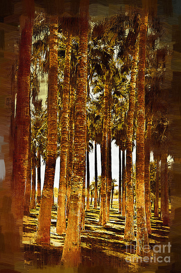 Thick Palm Trees Digital Art by Kirt Tisdale