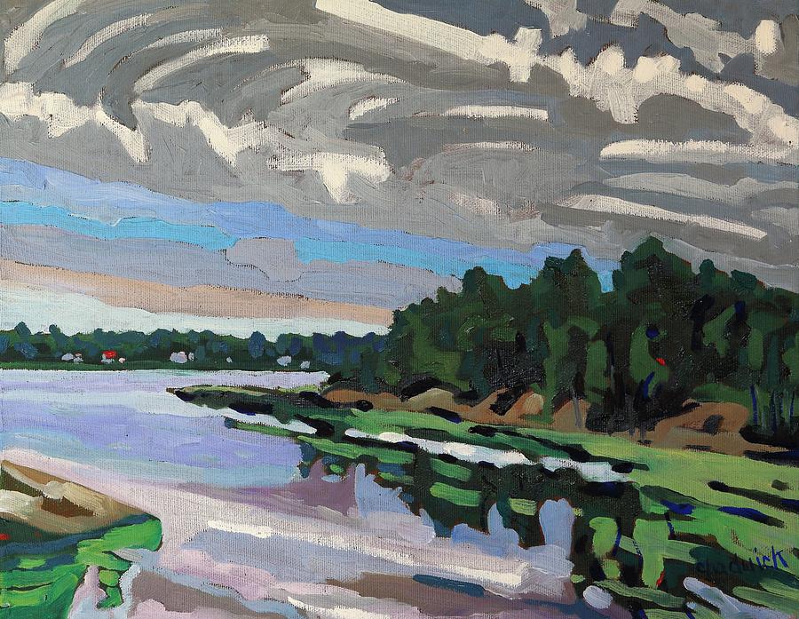 Summer Painting - Thickening Cloud by Phil Chadwick