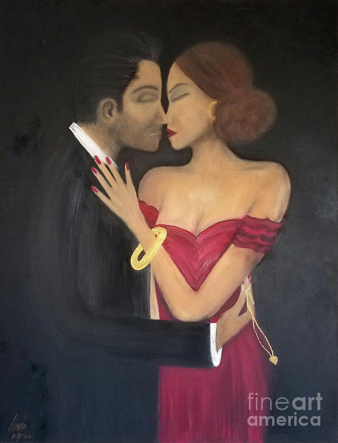 Thief Of Hearts Painting by Artist Linda Marie