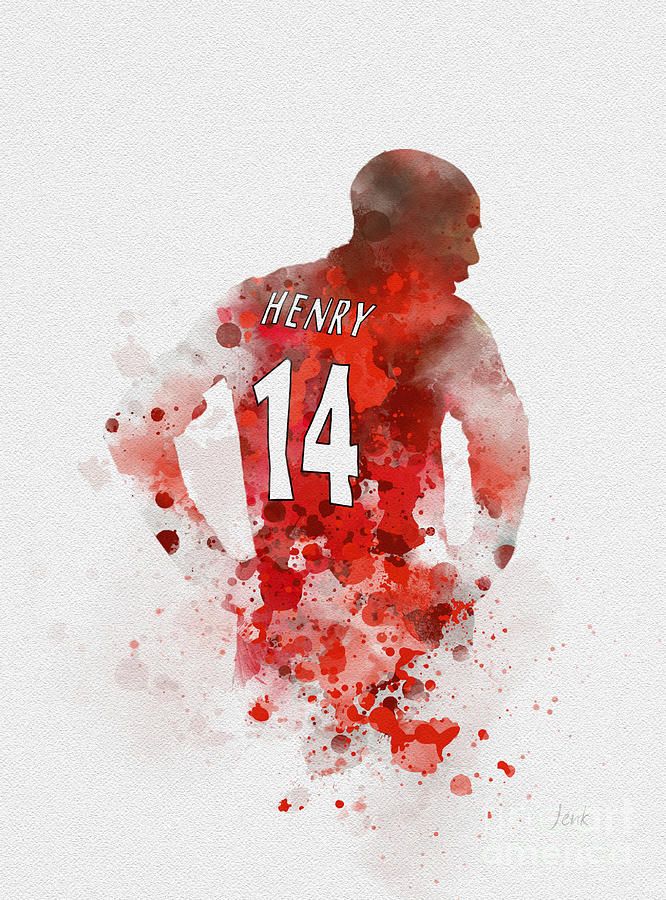 Thierry Henry Mixed Media by My Inspiration