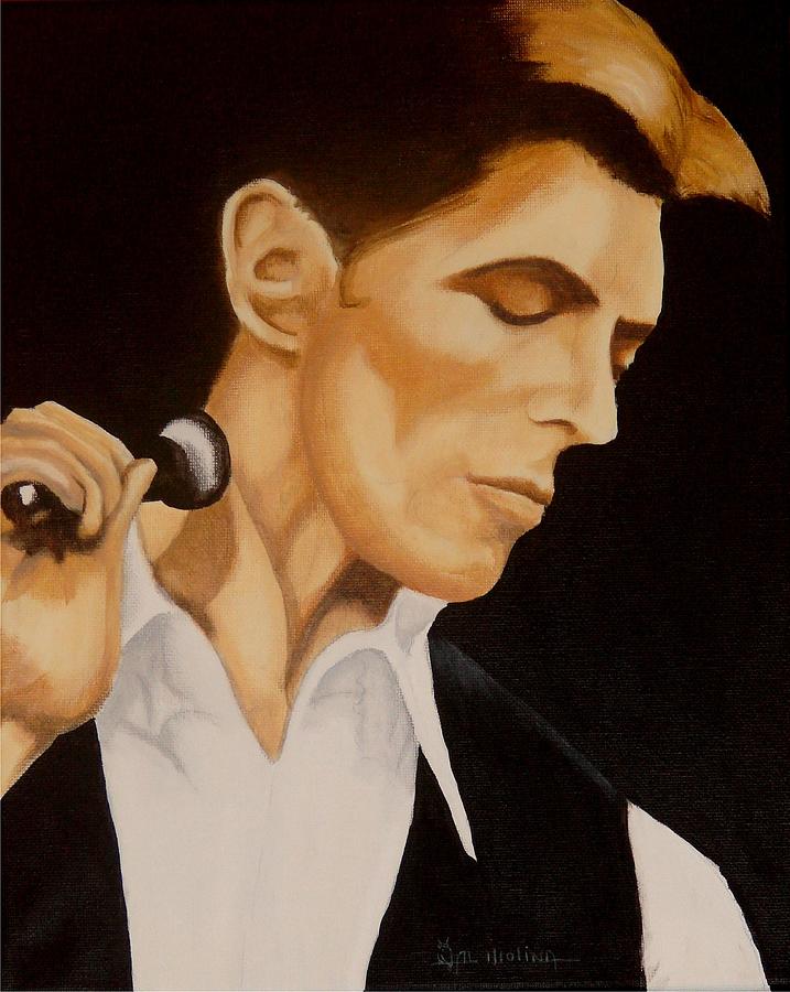 David Bowie Painting - Thin White Duke by Al  Molina