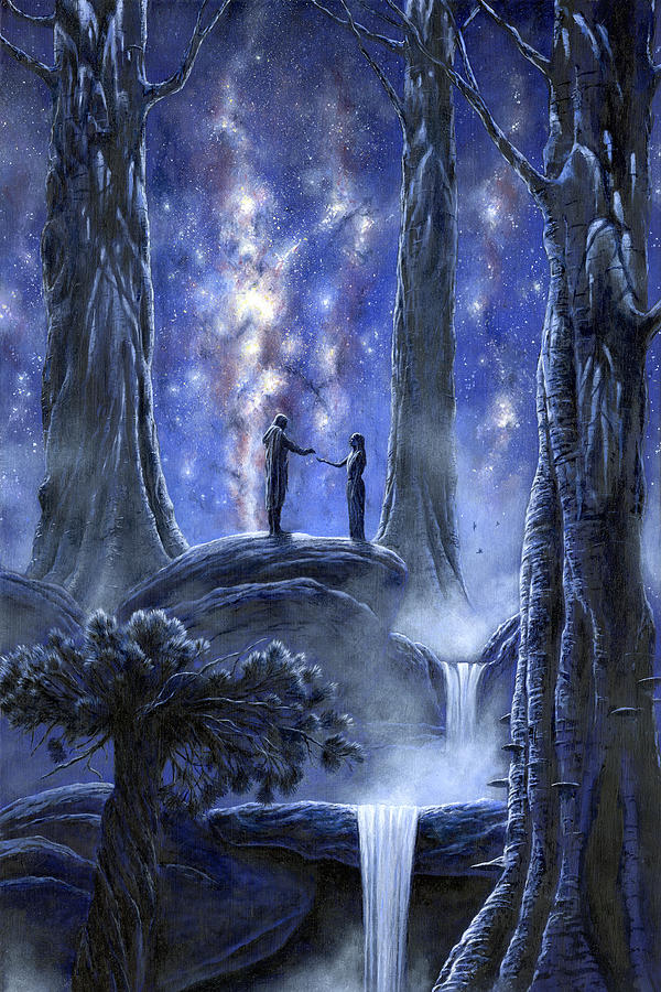 The Lord Of The Rings Painting - Thingol and Melian by Kip Rasmussen