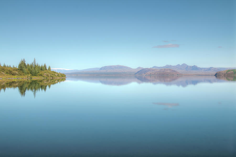 Thingvallavatn Reflection 0693 Photograph by Kristina Rinell