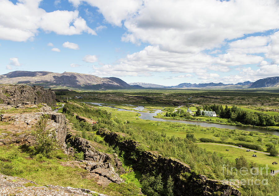 Thingvellir National Park in Iceland Photograph by Didier Marti
