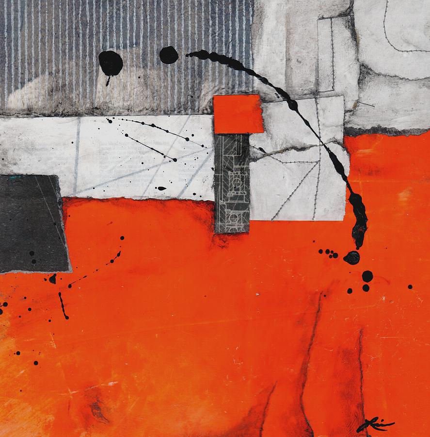 Collage Mixed Media - Think Balance by Laura Lein-Svencner Collage Mixed Media - Think Balance by Laura Lein-Svencner