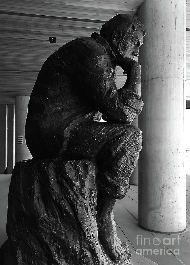 Thinker In the Box Photograph by Fei A