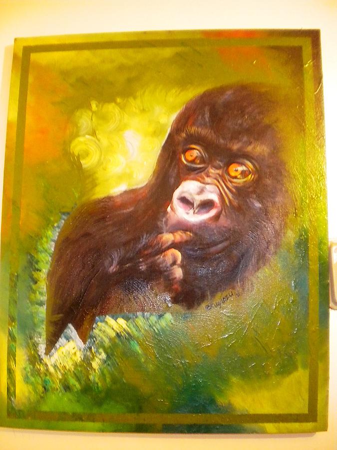 Painted Gorilla, Rug Regular