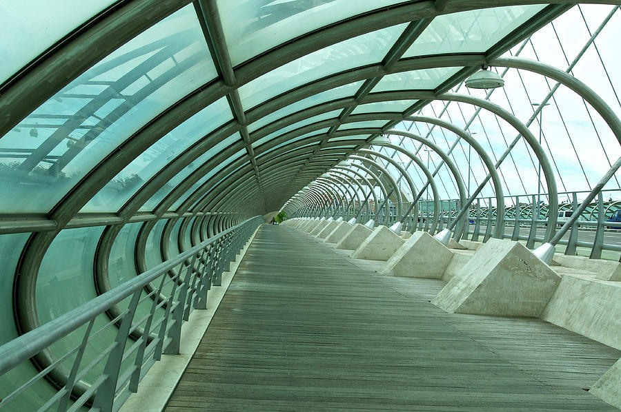 Third Millenium Bridge, Zaragoza, Spain Photograph