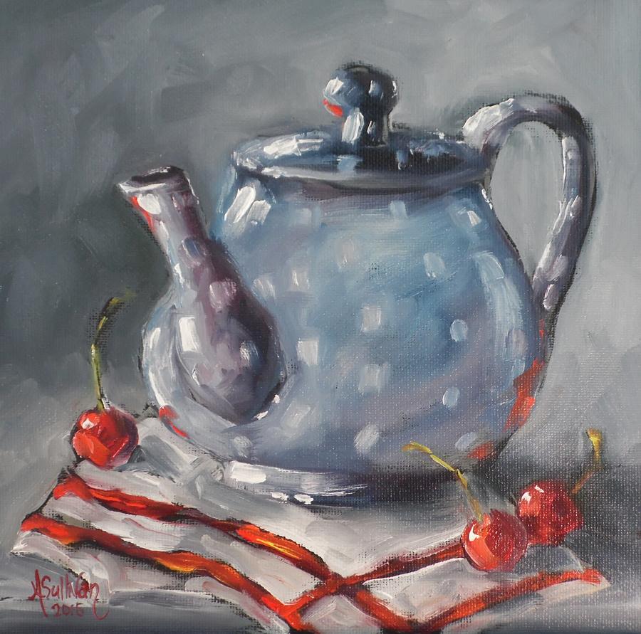 Still Life Painting - This and That by Angela Sullivan