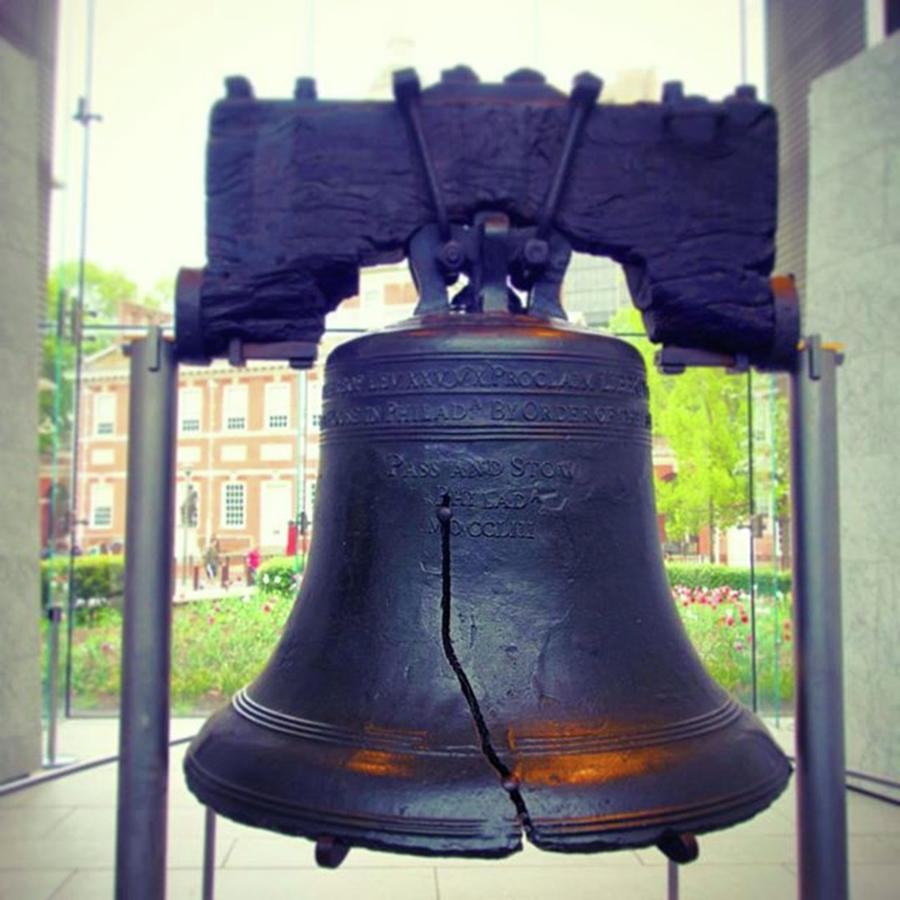Philadelphia Photograph - This Bell Dont Ring No Mo by Hermes Fine Art