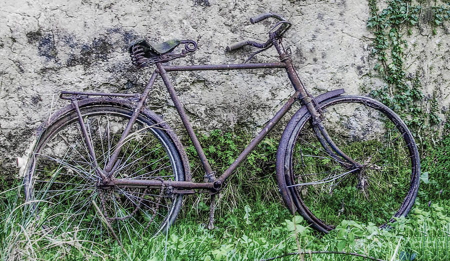 This Bike Has Seen Better Days Photograph by Bill Cannon