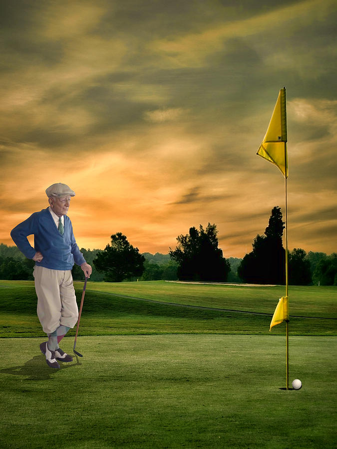 Golf Digital Art - This Close by Larry Ferreira