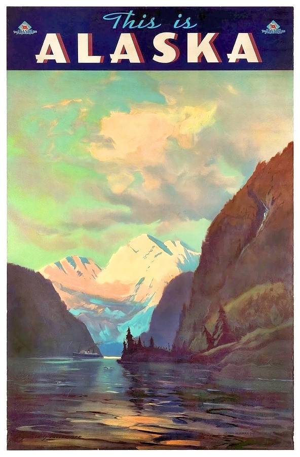 Mountain Painting - This is Alaska, scenery by Long Shot