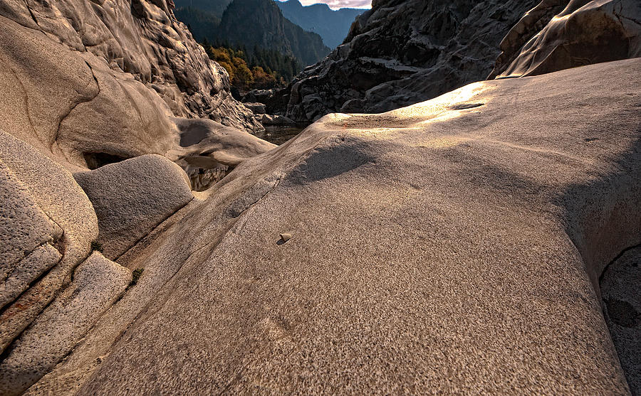 Nature Photograph - This is British Columbia 22 - Smoothing Bedrock of the Fraser R by Paul W Sharpe Aka Wizard of Wonders
