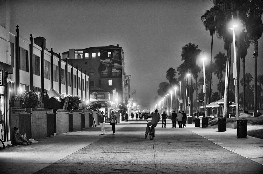 This is California No. 11 - Venice Beach Biker Photograph by Paul W Sharpe Aka Wizard of Wonders