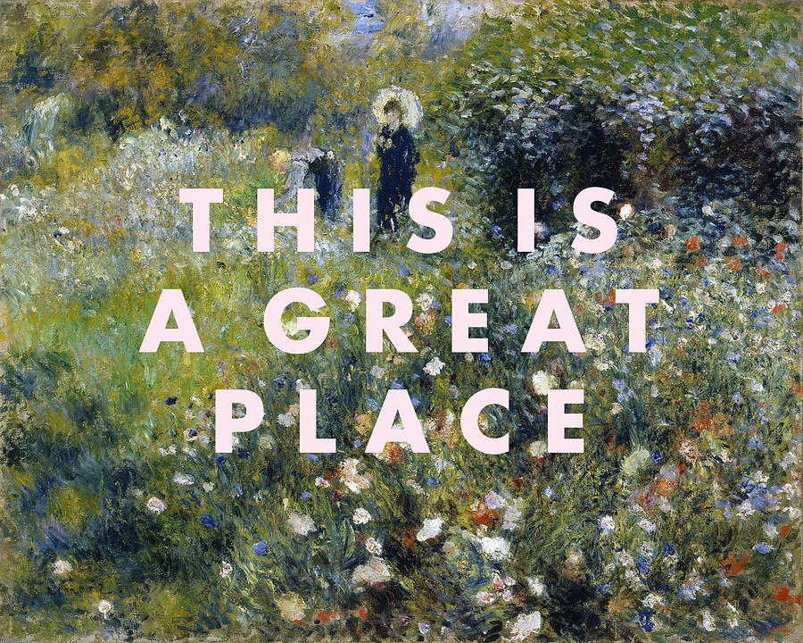 This Is Great Place Digital Art by Georgia Clare