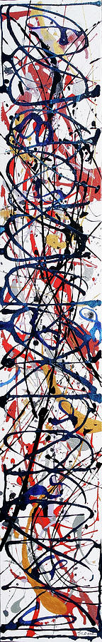 Contemporary Abstract Painting - This Is How We Do It Down In Puerto Rico by Tylo Jacobs Contemporary Abstract Painting - This Is How We Do It Down In Puerto Rico by Tylo Jacobs