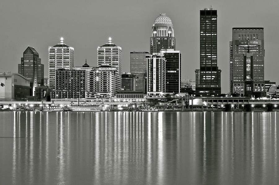 This Is Louisville In Black And White Photograph