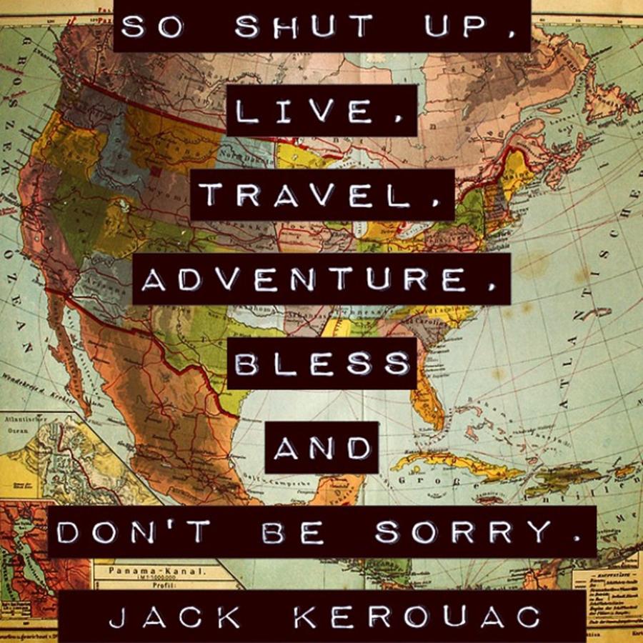 Vintage Photograph - Inspirational Travel Quotes #2 by Travel Quotes