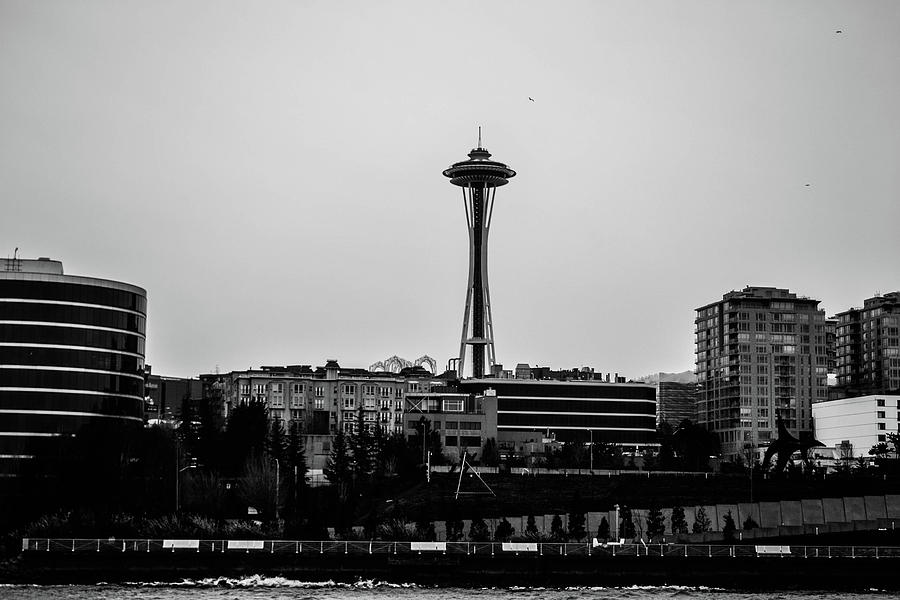 Seattle Photograph - This Is Seattle Black and White by D Justin Johns