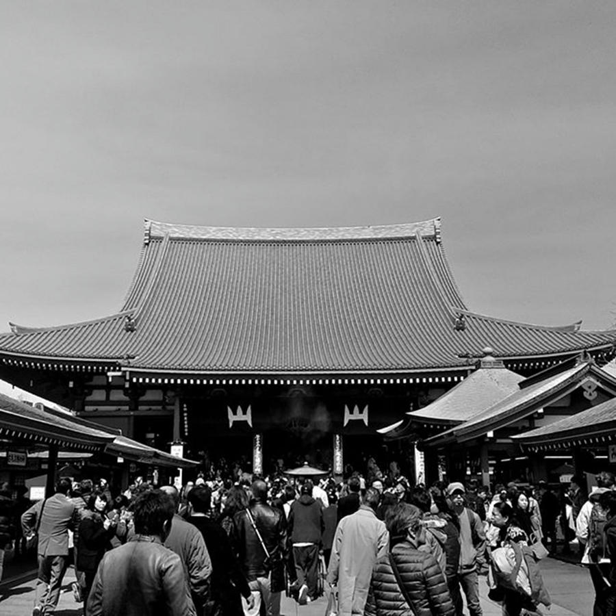 Asus Photograph - This Is The Main #sensoji Shrine. The by Peter M Tan