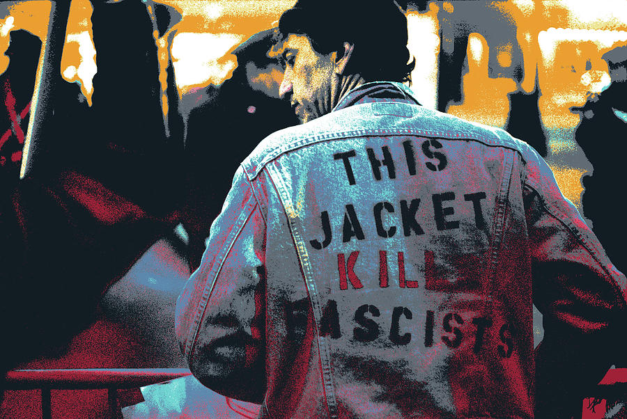 George Bush Mixed Media - This Jacket Kills Fascists by Shay Culligan
