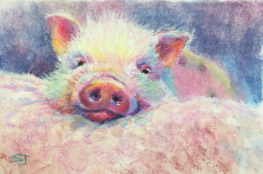 This Little PIggy Painting by Susan Jenkins