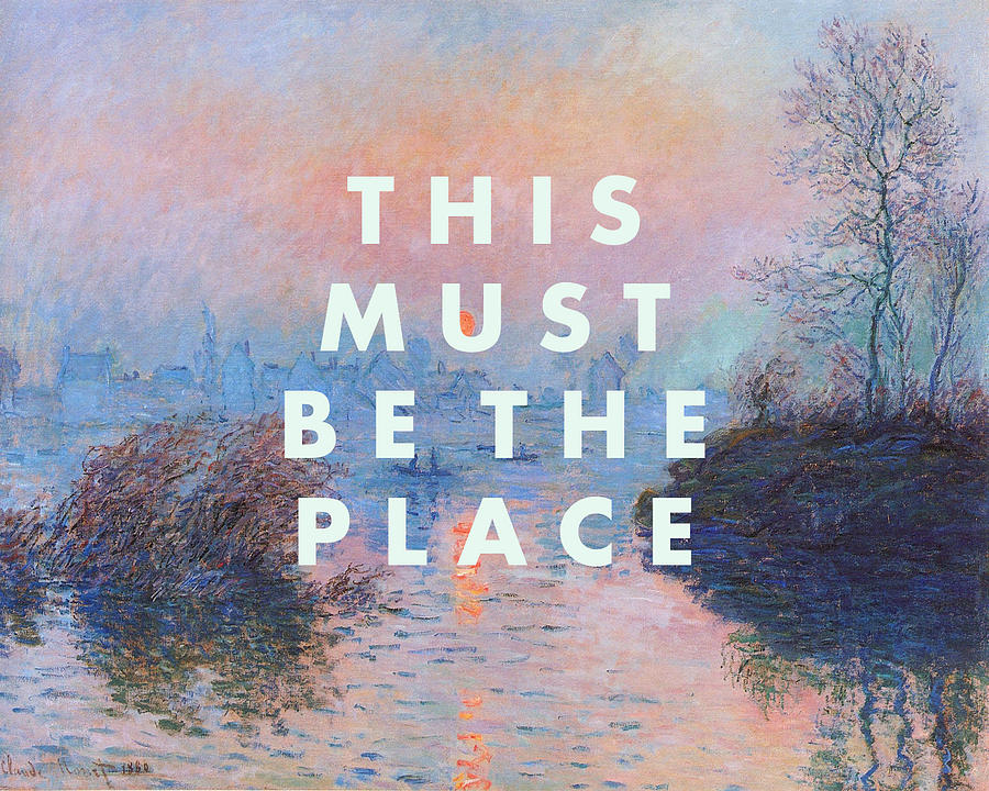 This Must Be the Place Print Digital Art by Georgia Clare