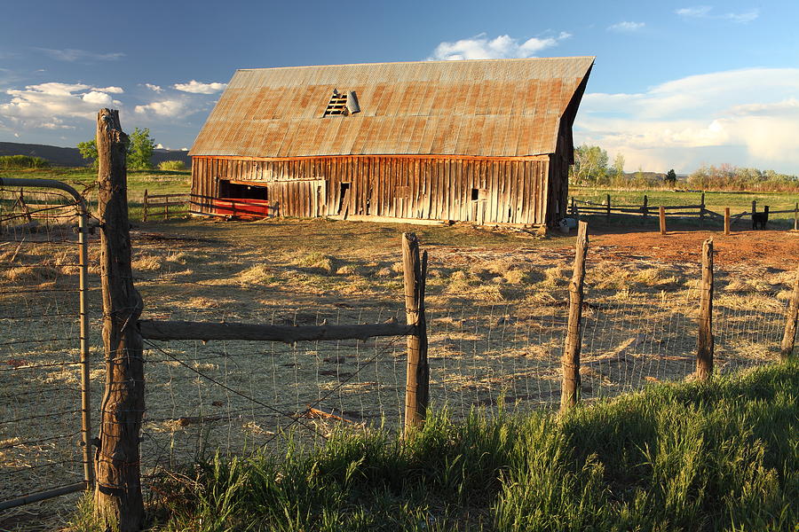 Landscape Photograph - This Old Barn by Eric Glaser