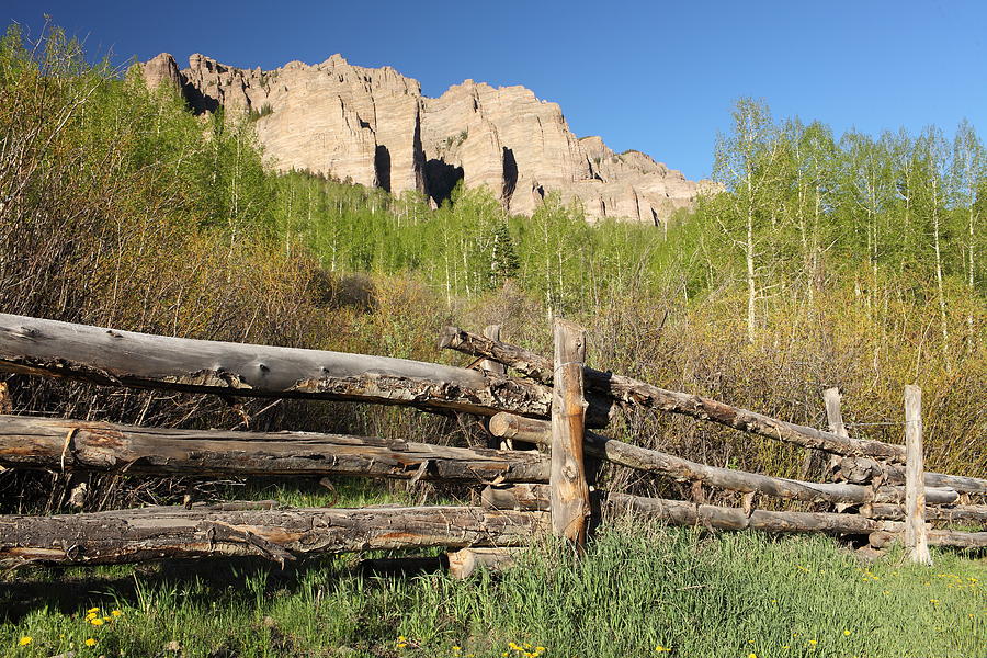 Landscape Photograph - This Old Fence by Eric Glaser