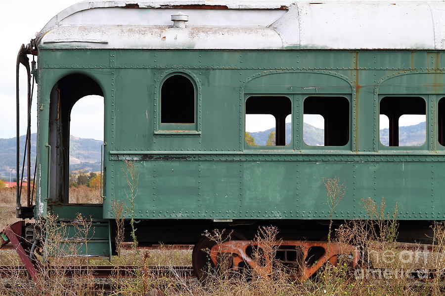 This Old Napa Train Has Seen Better Days 7D9007 Photograph by San Francisco