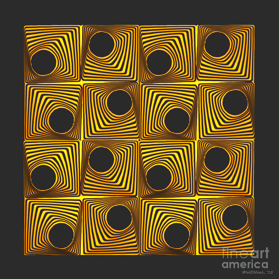 Pattern Digital Art - This Way And That, No. 1  by Walter Neal