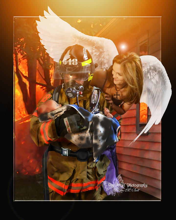 Firefighters Photograph - This Way by Sussan Bell Firefighters Photograph - This Way by Sussan Bell