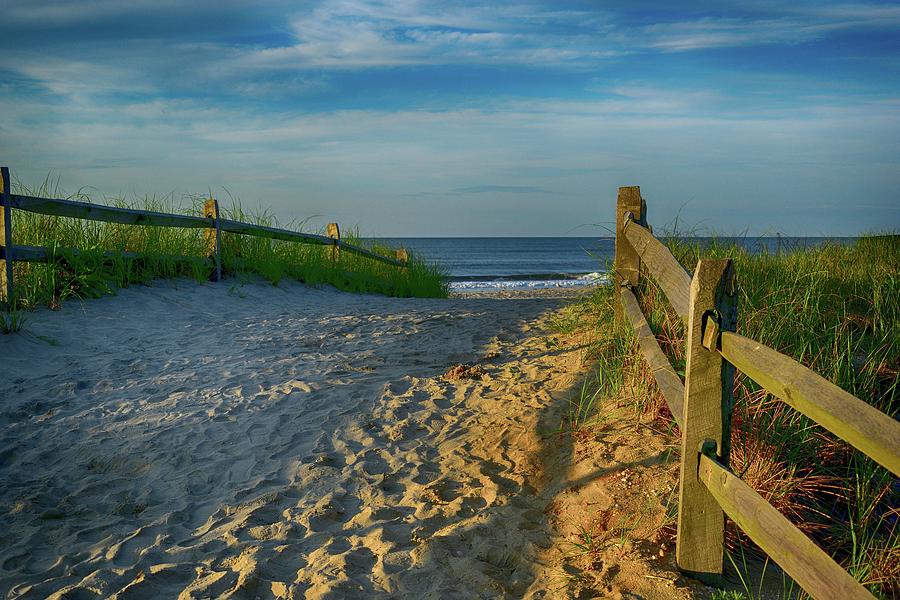 Summer Photograph - This Way To The Beach by James DeFazio