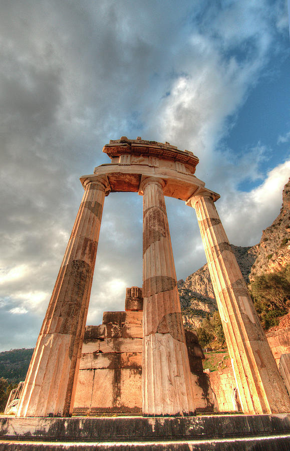 Tholos Sanctuary of Athena Pronaia at Delphi Photograph by Deborah ...