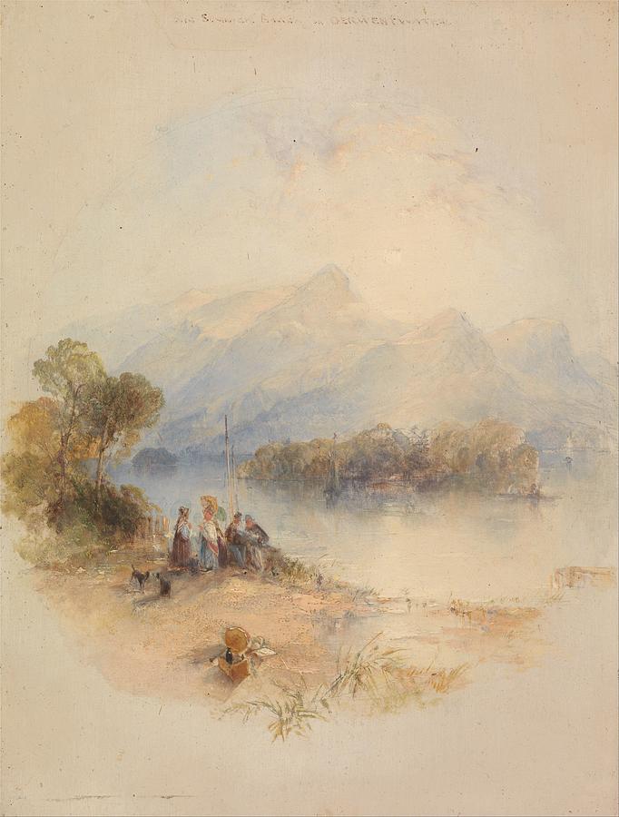 Thomas Creswick The Summer Bower Derwent Water Painting by Celestial Images