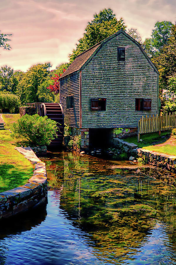 Thomas Dexters Grist Mill - 1640s Photograph by Lilia S