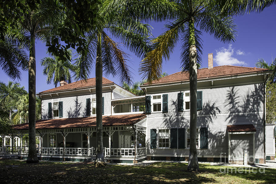 Thomas Edison Winter Home - Florida Photograph by Brian Jannsen