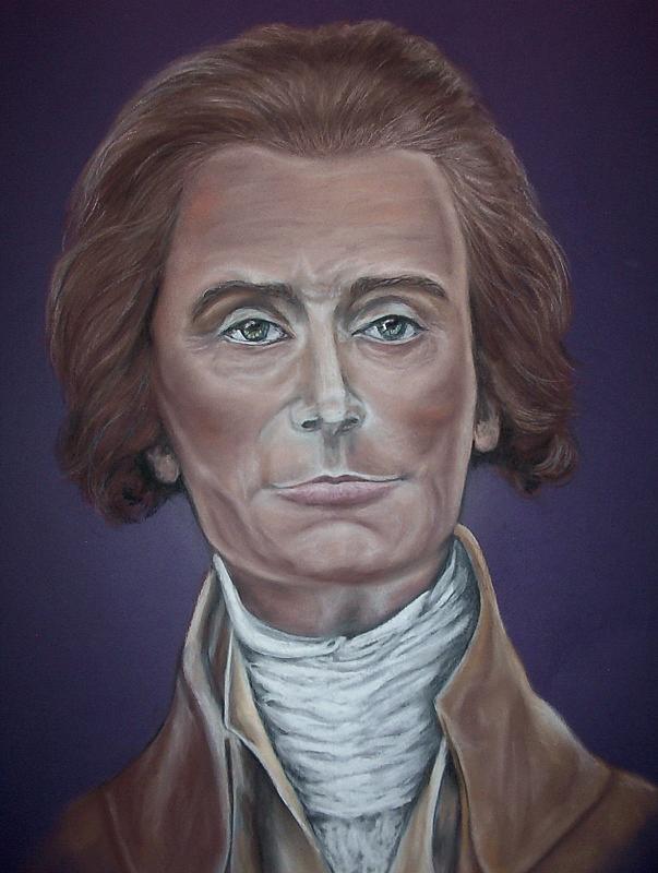 Thomas Jefferson Pastel by Deborah Steinmetz | Fine Art America