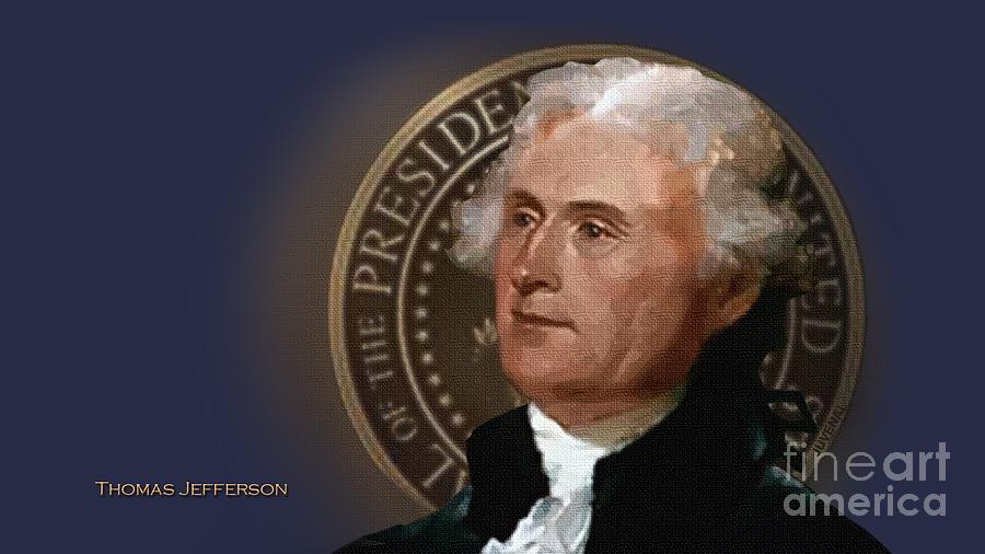 Thomas Jefferson Digital Art