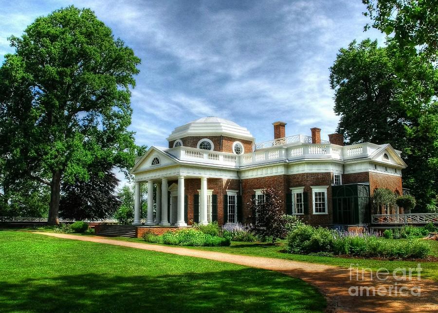 Thomas Jeffersons Home Photograph by Mel Steinhauer