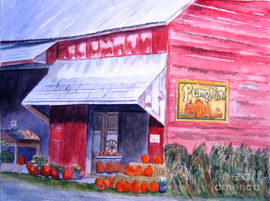 Thomas Market Painting by Lynne Reichhart