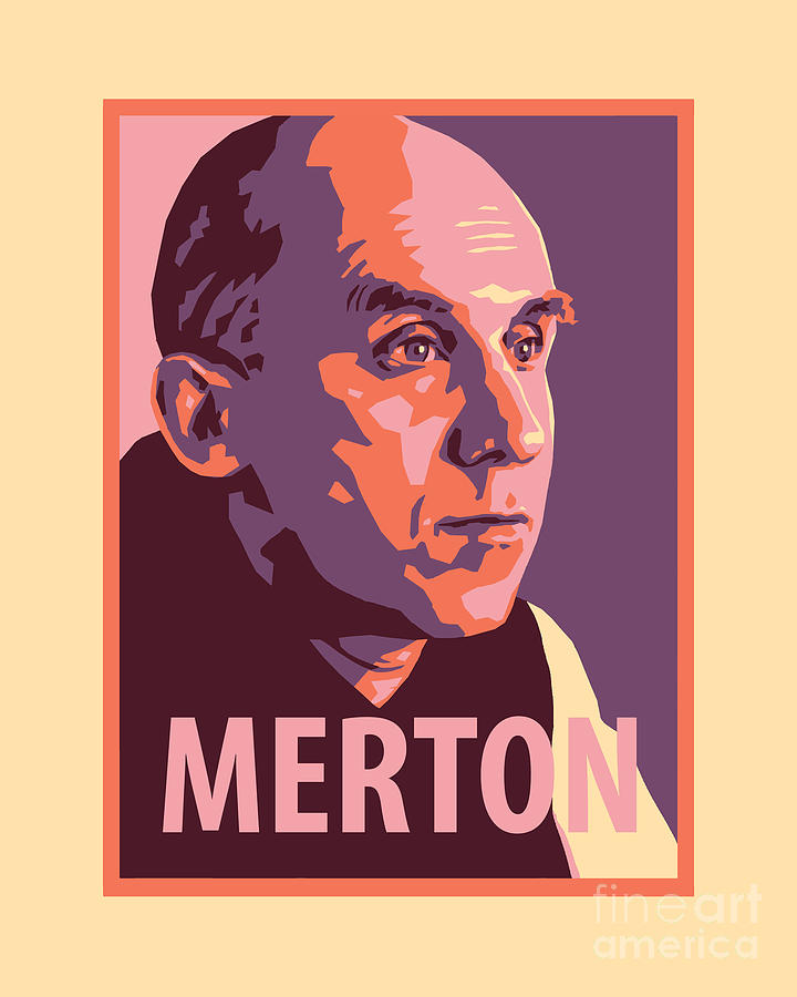 Thomas Merton Painting - Thomas Merton - JLTME by Julie Lonneman