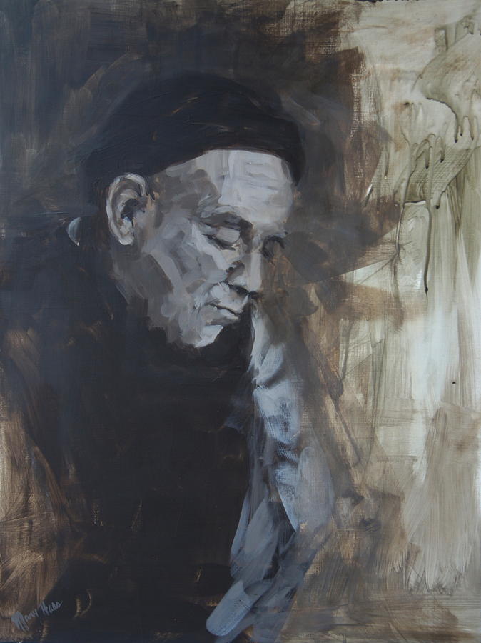 Thomas Merton Painting - Thomas Merton by Mary Haas