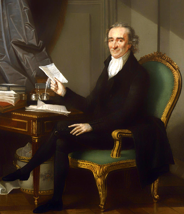 Vintage Painting - Thomas Paine by Mountain Dreams