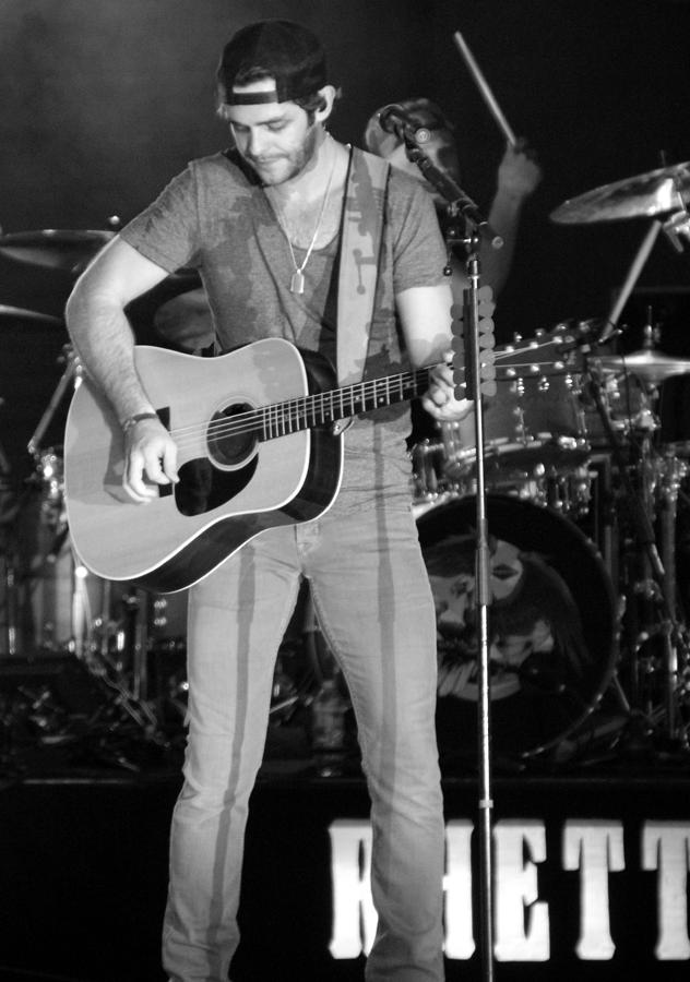 Thomas Rhett and Guitar Photograph by Valerie Collins