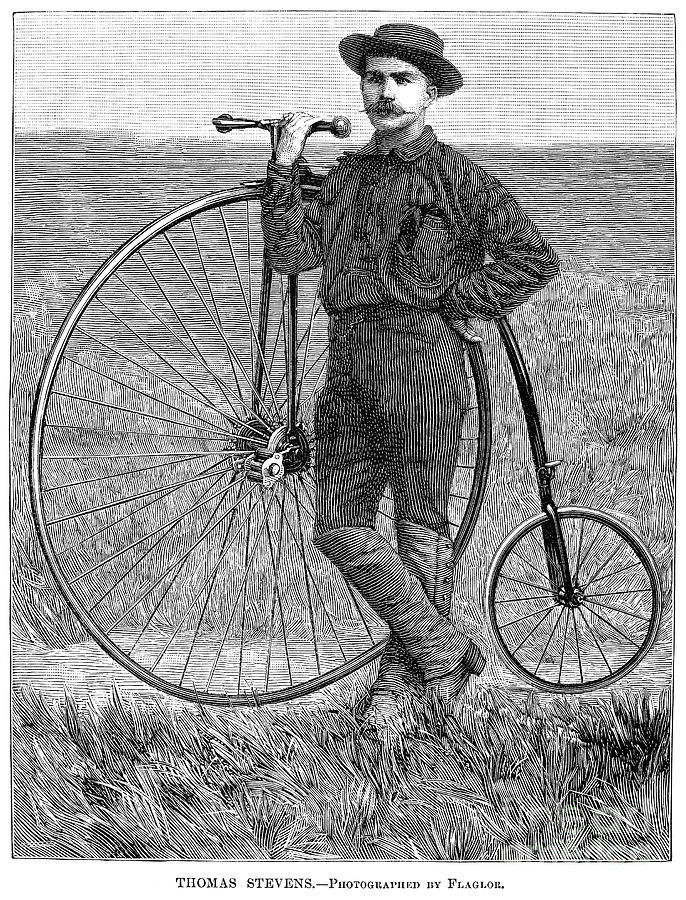 Thomas Stevens, 1884 Photograph by Granger