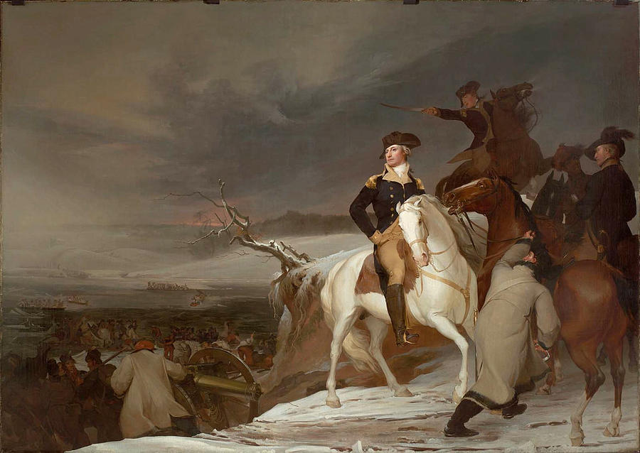The passage of the delaware Painting by Thomas Sully